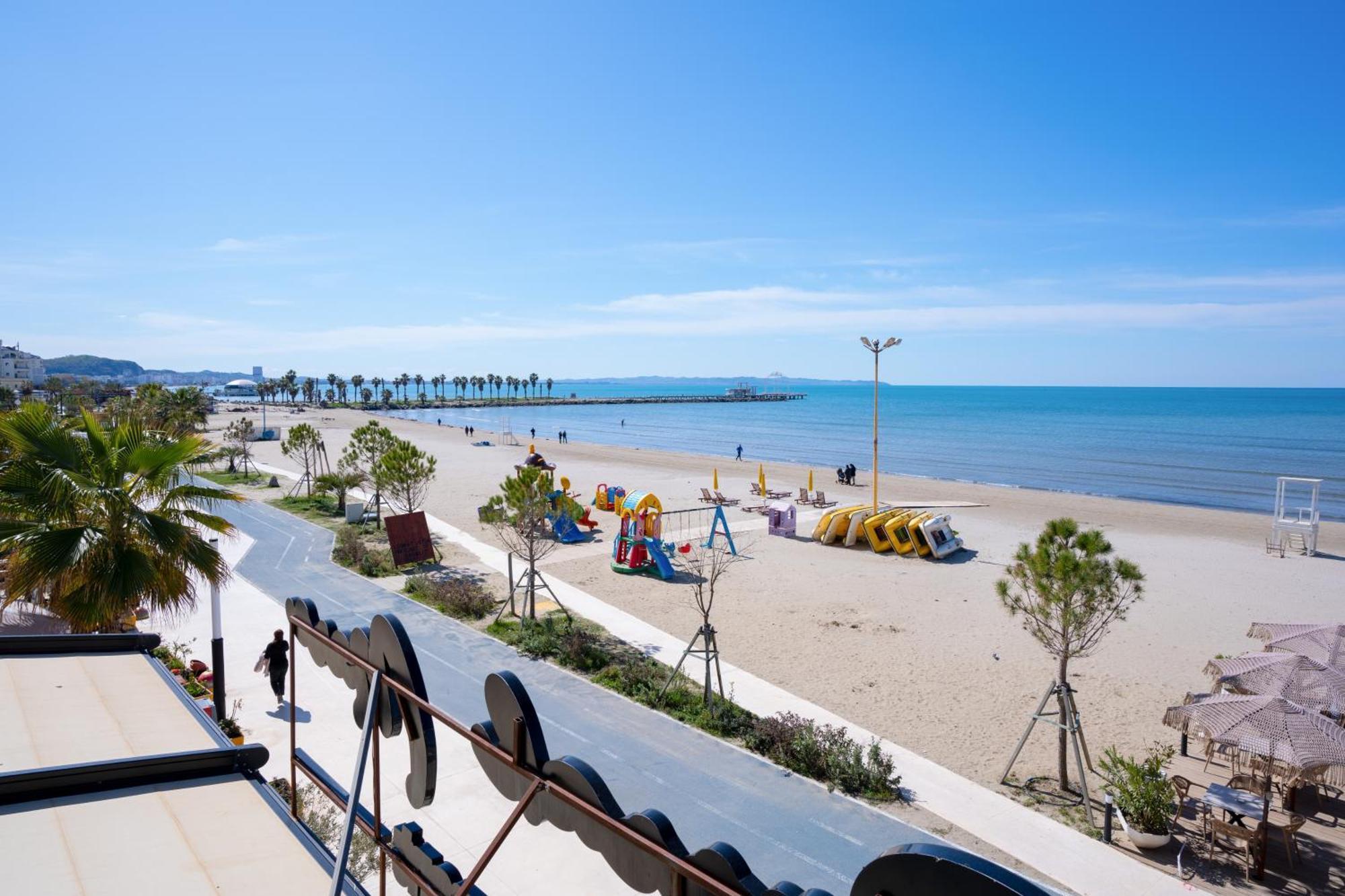 Sea View-Apartment On The Beach - Durrs2 Durrës Exterior foto